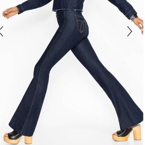 Johnny Was x Sassoon Flare leg designer jeanss. NWT.